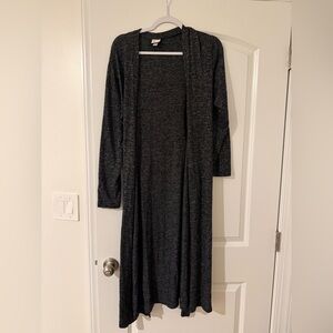 a new day Charcoal Long Cardigan